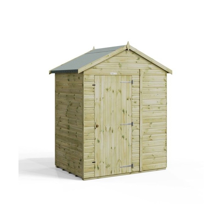 4x6 Premium Powersheds Apex No Windows