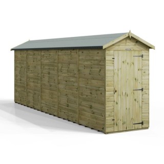 20x4 Premium Powersheds Apex No Windows