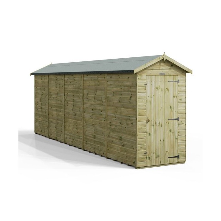 20x4 Premium Powersheds Apex No Windows
