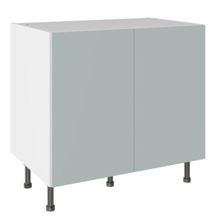 Flatpack 900 Base Kitchen Cabinet Slab Supermatt Aquamarine