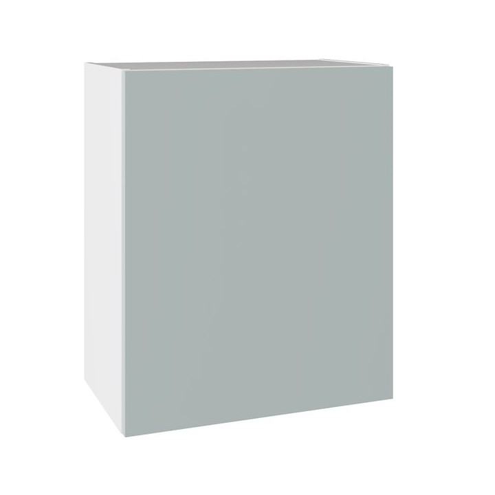 Flatpack 600 Wall Kitchen Cabinet Slab Supermatt Aquamarine