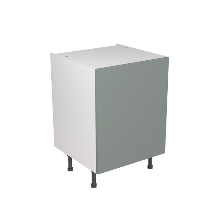 Flatpack 600 Base Kitchen Cabinet Slab Supermatt Agave Green