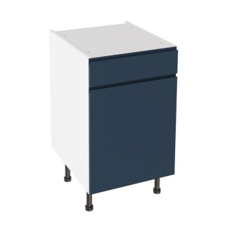 Flatpack 500 Drawerline Base Cabinet J-Pull Shaker Ultra Matt Indigo Blue