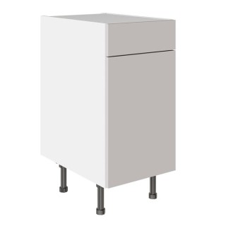 Flatpack 400 Drawerline Base Cabinet Slab Super Gloss Light Grey