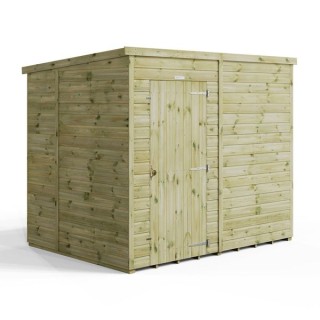 8x6 Premium Powersheds Pent No Windows