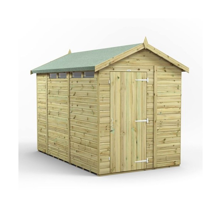 10x6 Premium Powersheds Security Apex