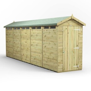 20x4 Premium Powersheds Security Apex