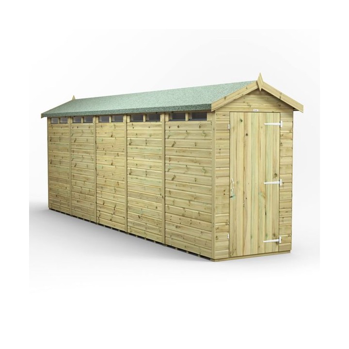 20x4 Premium Powersheds Security Apex