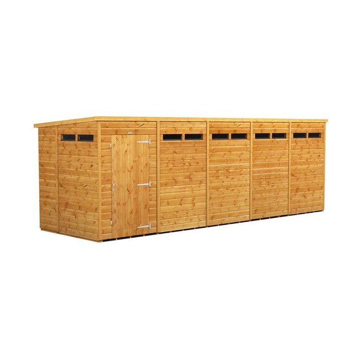 20 x 6 Power Pent Security Shed