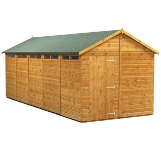 20 x 8 Power Apex Security Shed
