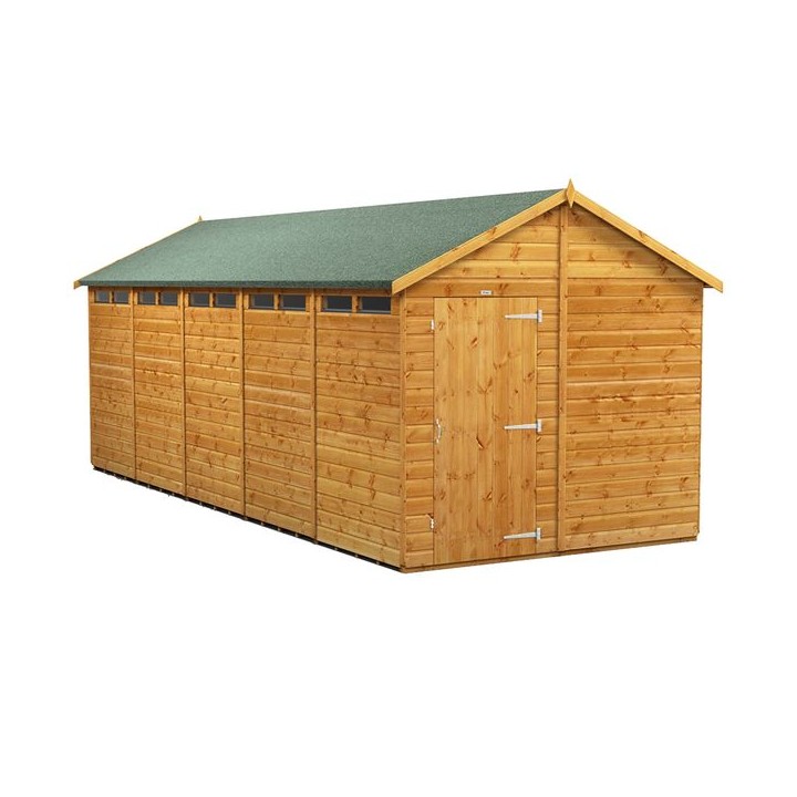 20 x 8 Power Apex Security Shed