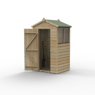 Beckwood 4x3 Apex Shed 2 WindowsInstalled