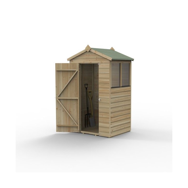 Beckwood 4x3 Apex Shed 2 WindowsInstalled