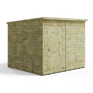 8x8 Premium Powersheds Windowless Pent