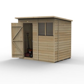 Beckwood 7x5 Pent Shed 2 Windows Installed