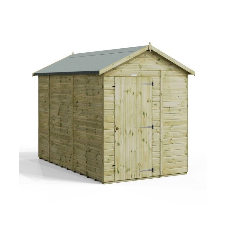 10x6 Premium Powersheds Apex No Windows