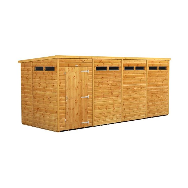 16 x 6 Power Pent Security Shed