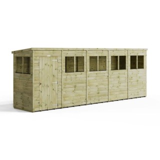 20x4 Premium Powersheds Pent