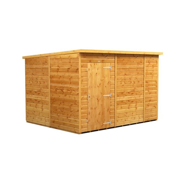 10 x 8 Power Pent Windowless Garden Shed