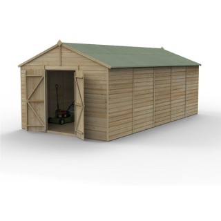 Beckwood 10x20 Apex Shed No Windows Double Door