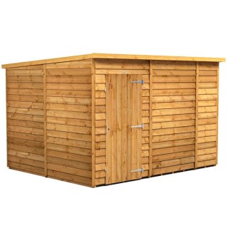 10 x 8 Power Overlap Pent Windowless Shed