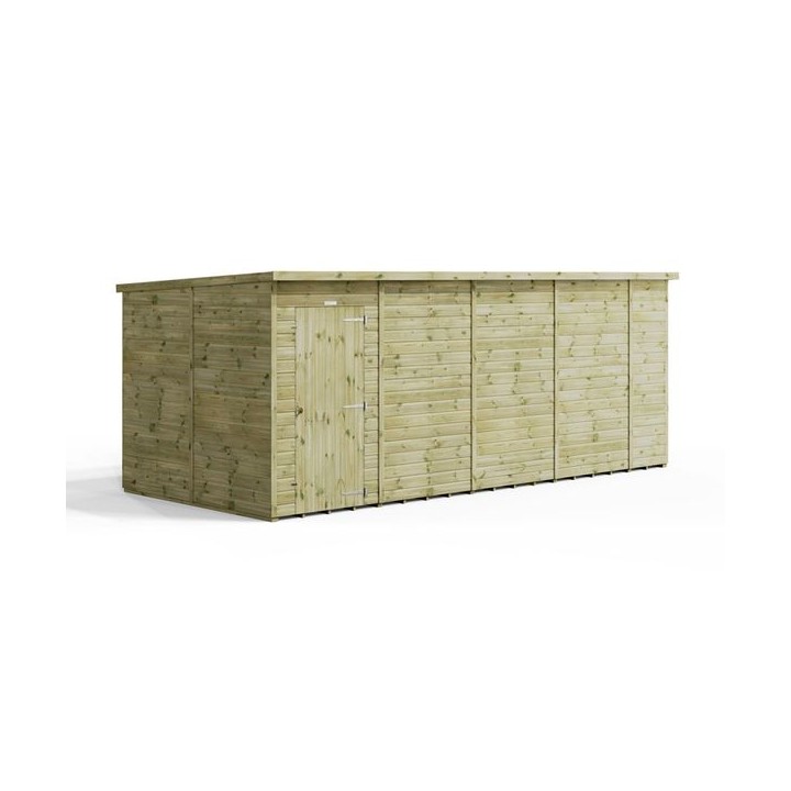 18x8 Premium Powersheds Windowless Pent