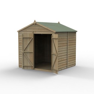 4LIFE Apex Shed 7 x 7 - Double Door - No Window