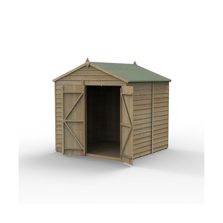 4LIFE Apex Shed 7 x 7 - Double Door - No Window