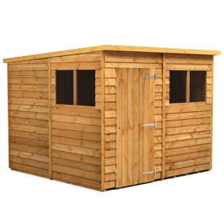 8 x 8 Power Overlap Pent Shed