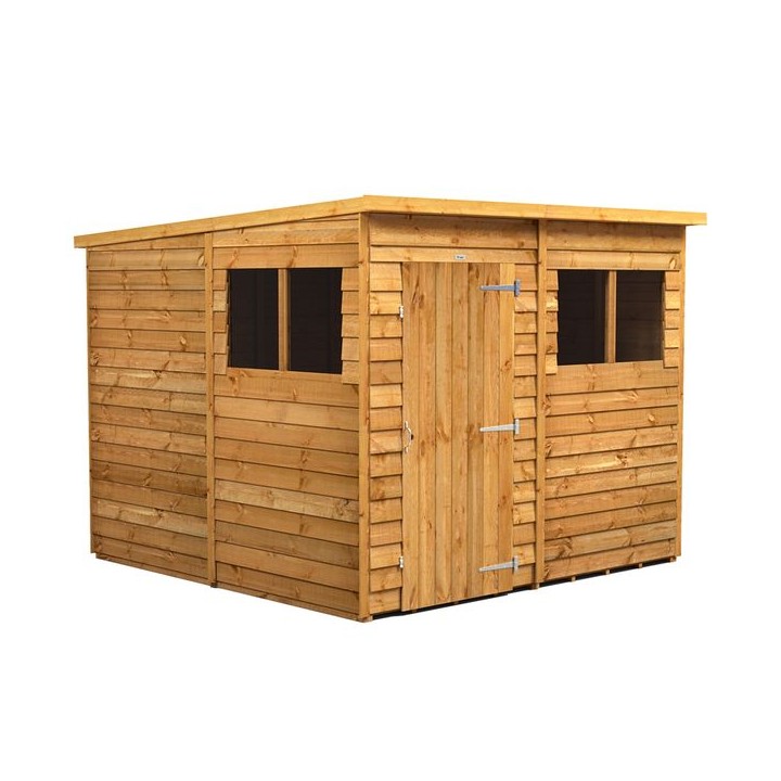 8 x 8 Power Overlap Pent Shed