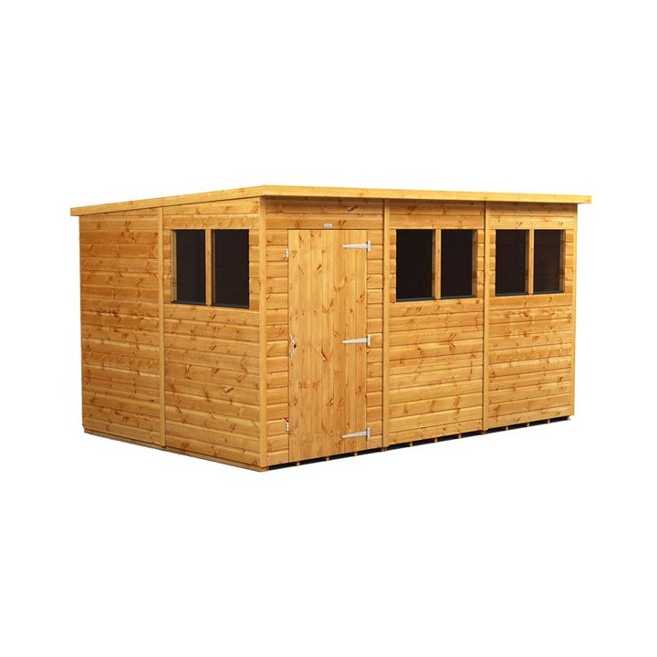 12 x 8 Power Pent Garden Shed