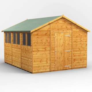 12 x 10 Power Apex Shed