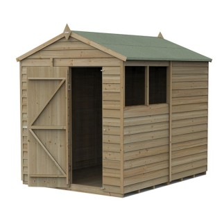 4LIFE Apex Shed 6 x 8 - Single Door - 2 Window