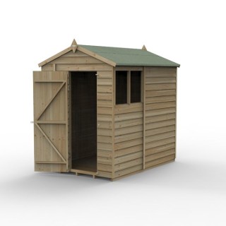 4LIFE Apex Shed 5 x 7 - Single Door - 2 Window