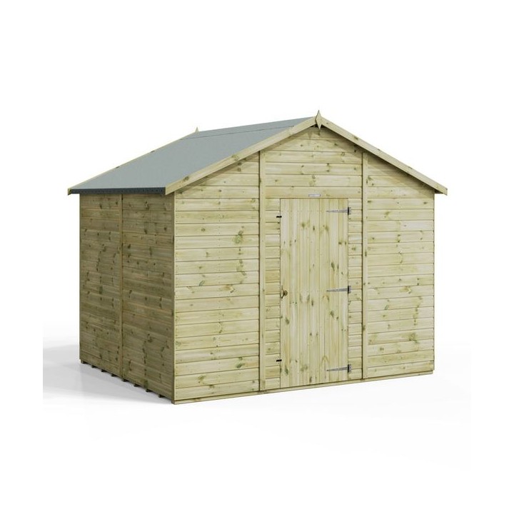 8x10 Premium Powersheds Apex No Windows