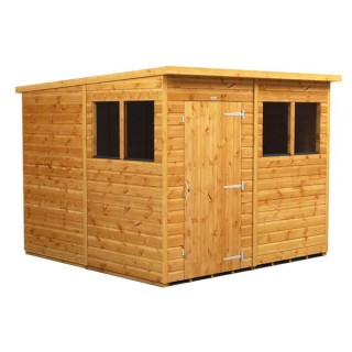 8 x 8 Power Pent Garden Shed