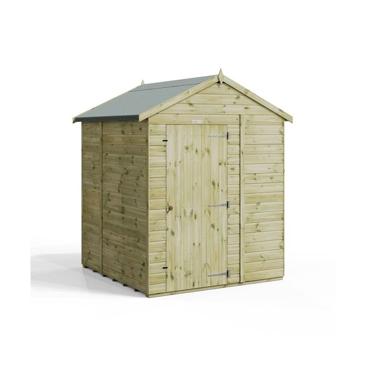 6x6 Premium Powersheds Apex No Windows