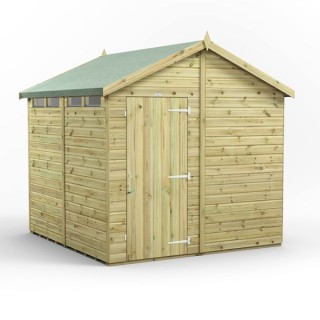 8x8 Premium Powersheds Security Apex