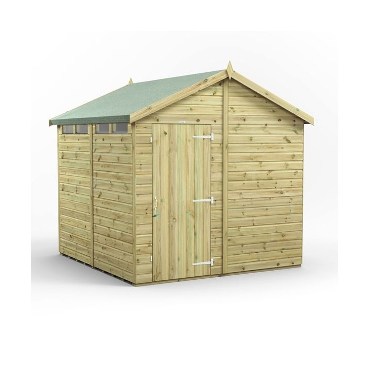 8x8 Premium Powersheds Security Apex