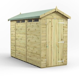 10x4 Premium Powersheds Security Apex