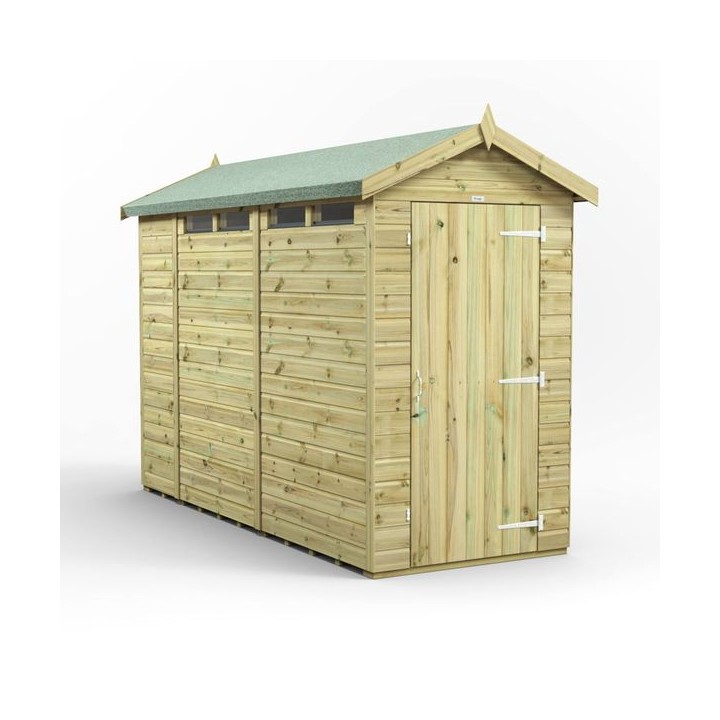 10x4 Premium Powersheds Security Apex