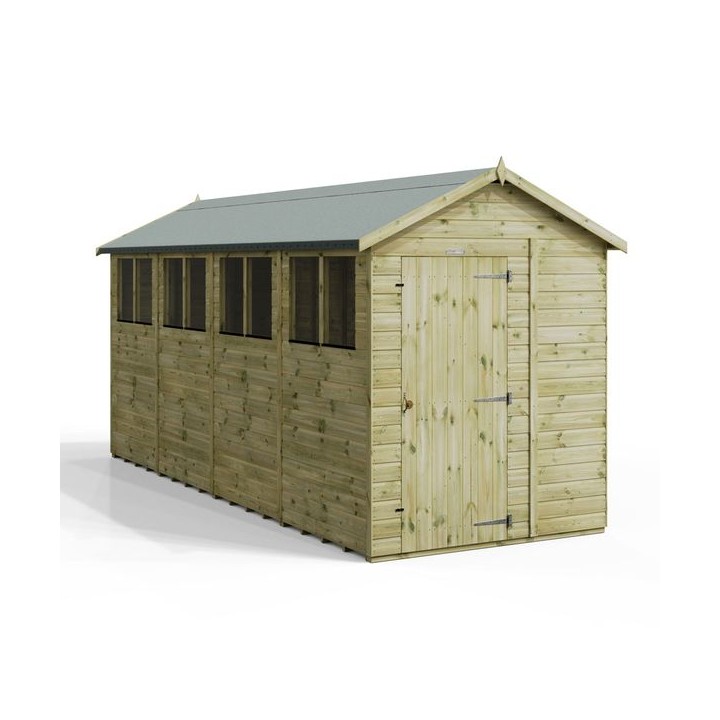 16x6 Premium Powersheds Apex