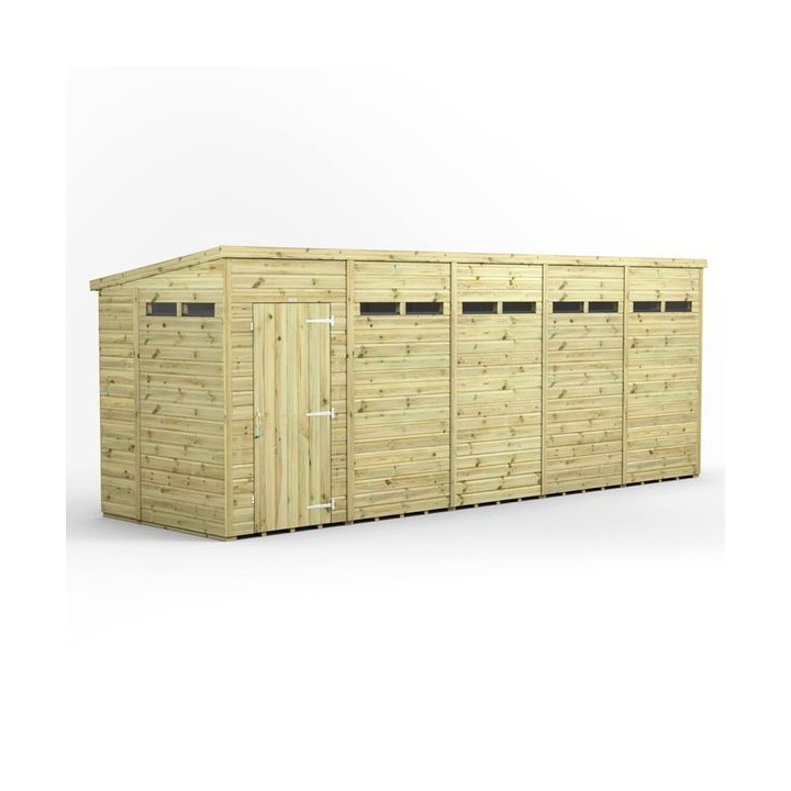 20x6 Premium Powersheds Security Pent