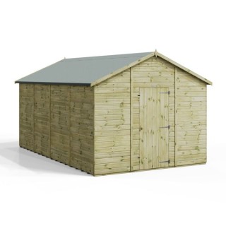 16x10 Premium Powersheds Apex No Windows