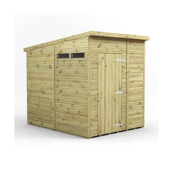 6x8 Premium Powersheds Security Pent