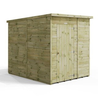 6x8 Premium Powersheds Windowless Pent