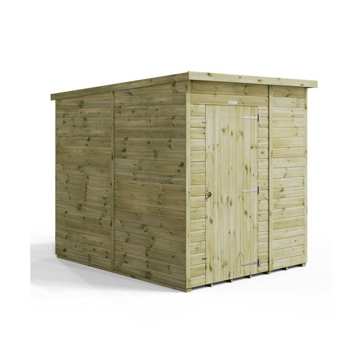 6x8 Premium Powersheds Windowless Pent