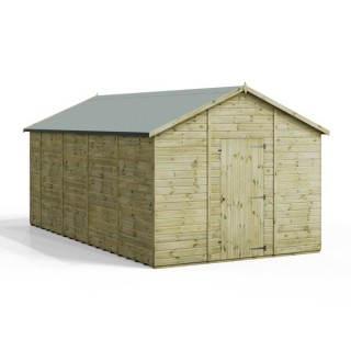 18x10 Premium Powersheds Apex No Windows