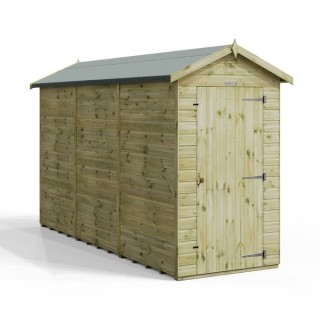 12x4 Premium Powersheds Apex No Windows