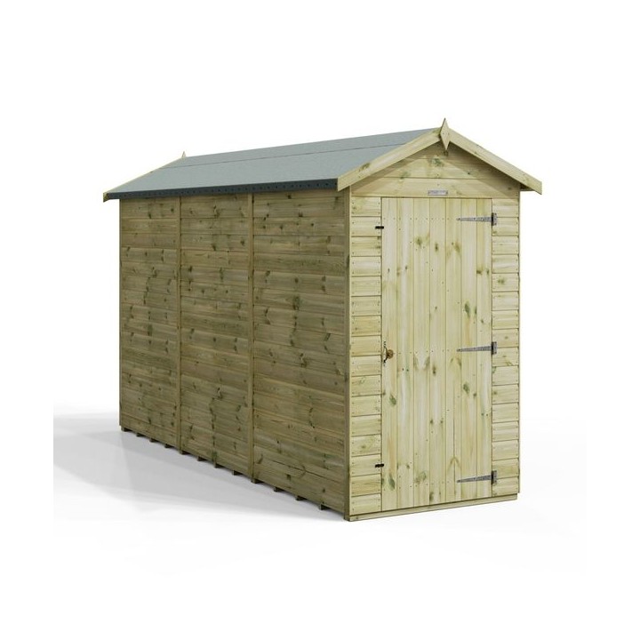 12x4 Premium Powersheds Apex No Windows